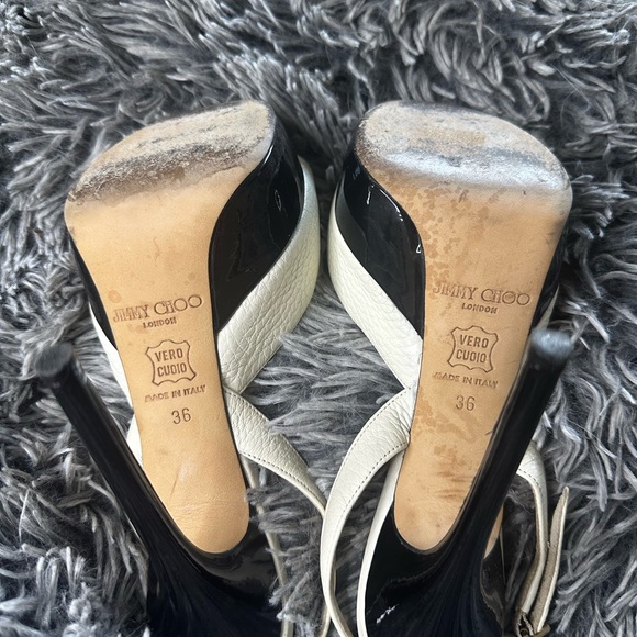 NWT Jimmy Choo peep toe slingback heels , Size 6 - Picture 5 of 5